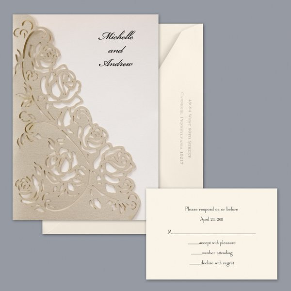 David Bridal Wedding Invitations
 DBMN3446 wedding invitation