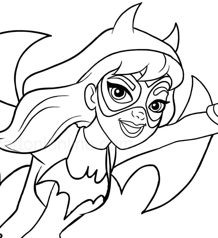 Dc Girls Coloring Pages
 Dc Superhero Girls Coloring Pages at GetDrawings