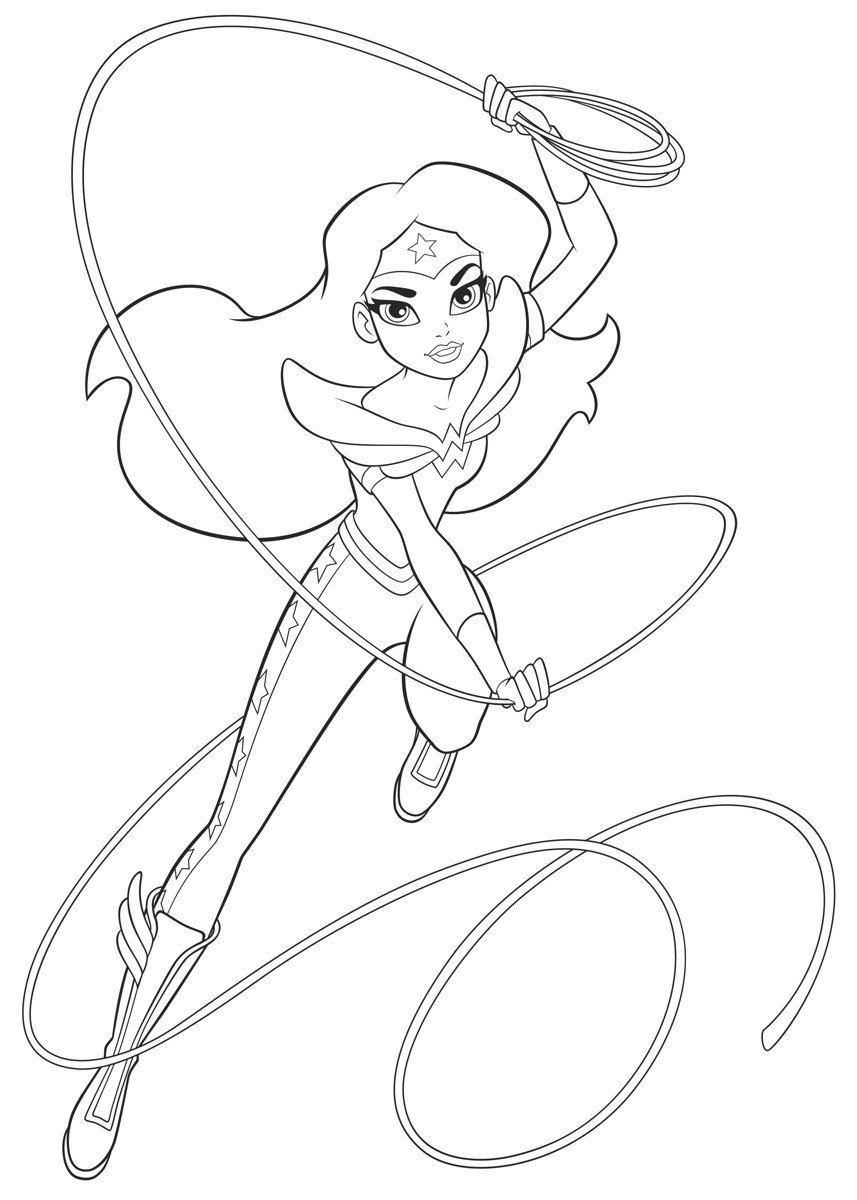 Dc Super Hero Girls Coloring Pages
 DC ics Vertigo and DC Collectibles in June 2017