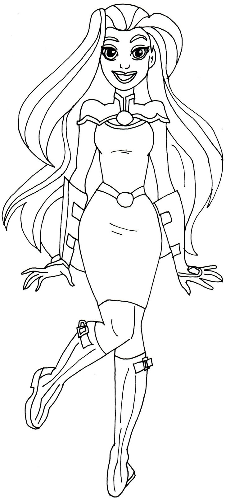 Dc Super Hero Girls Coloring Pages
 Free Printable Super Hero High Coloring Pages