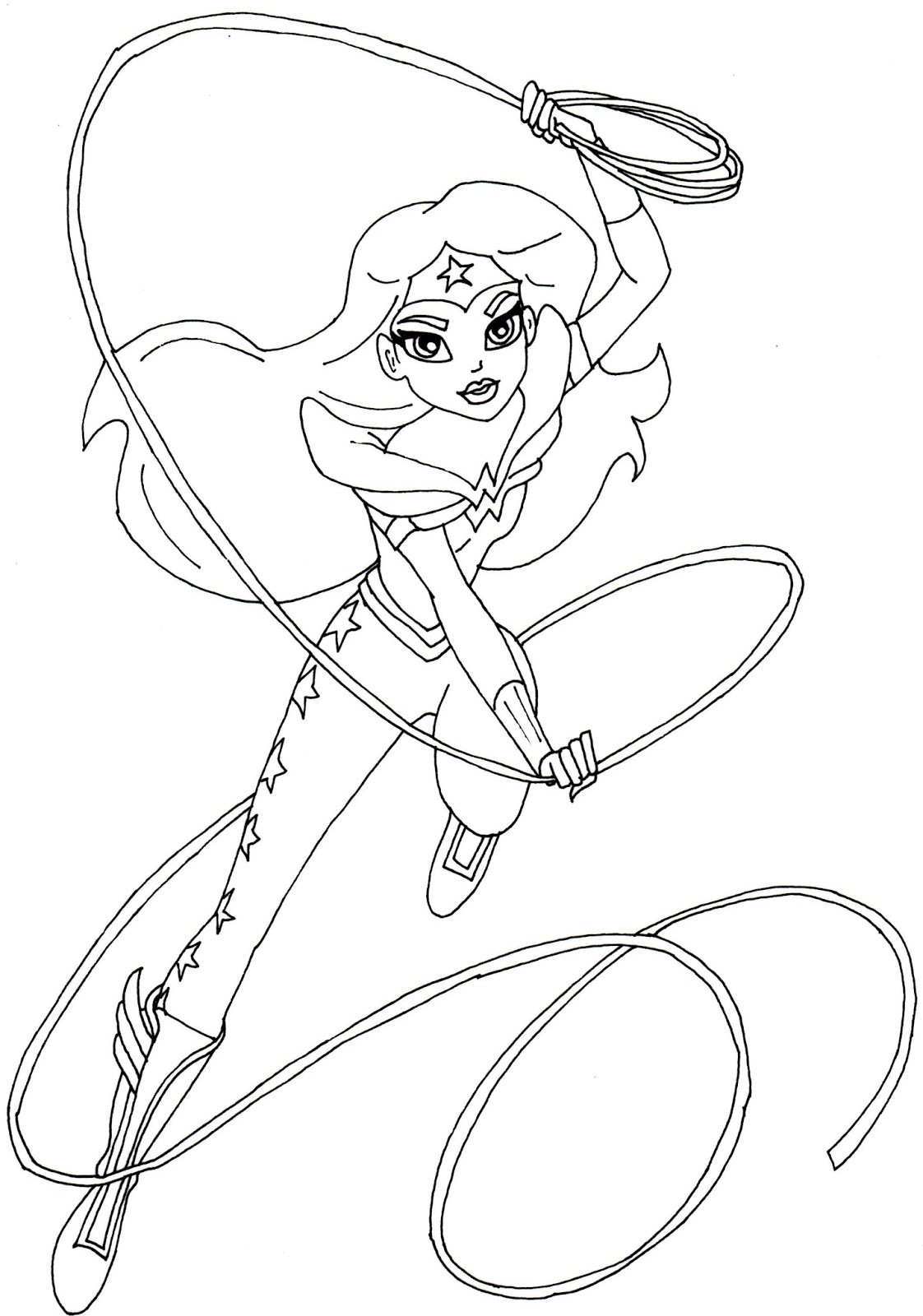 Dc Super Hero Girls Coloring Pages
 Free Printable Super Hero High Coloring Pages Wonder