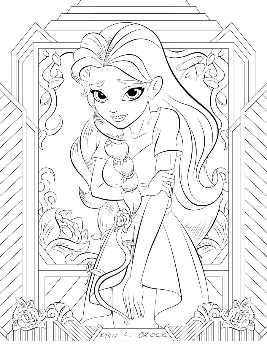 Dc Superhero Girls Coloring Book
 Lonely Artist — RCBrock Here I made a new coloring page