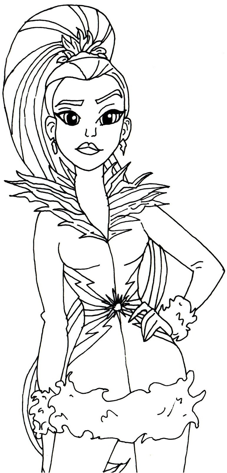 Dc Superhero Girls Coloring Pages
 Free Printable Super Hero High Coloring Pages