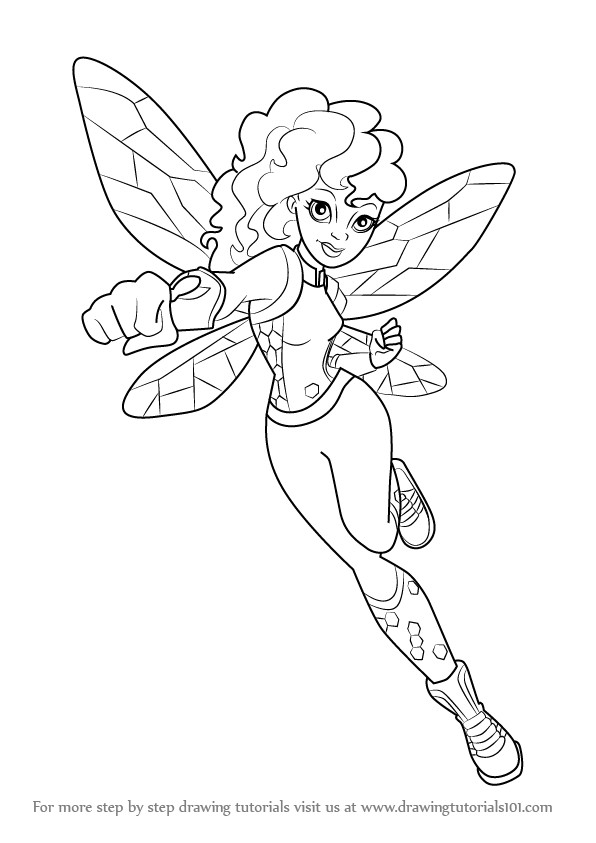 Dc Superhero Girls Coloring Pages
 Learn How to Draw Bumblebee from DC Super Hero Girls DC