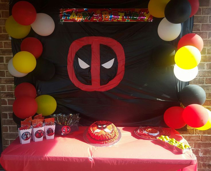 Deadpool Party Ideas
 35 best deadpool images on Pinterest