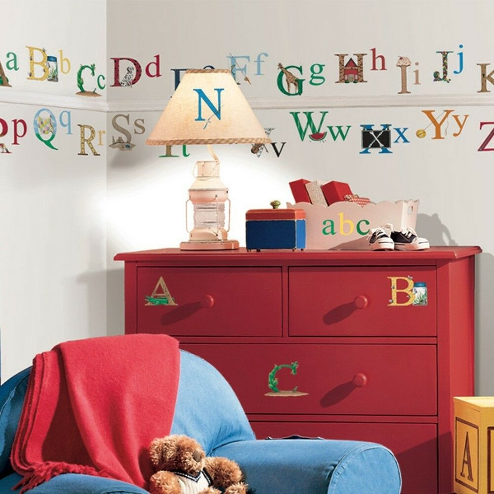 Decals For Kids Room
 ALPHABET Removable Vinyl Wall Decals Kids Room Decor 73