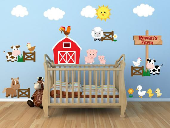 Decals For Kids Room
 Kids Room Wall Decals Farm Wall Decals Farm Animal Decals