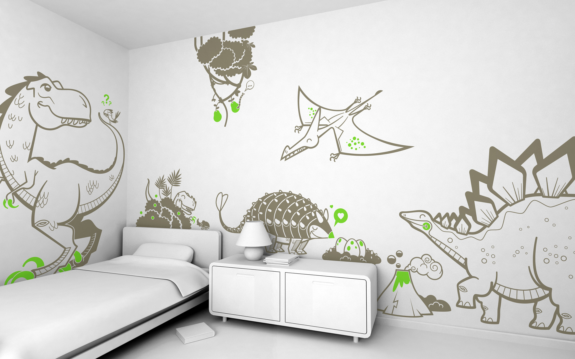 Decals For Kids Room
 giant kids wall decals by E GLUE Studio at Coroflot