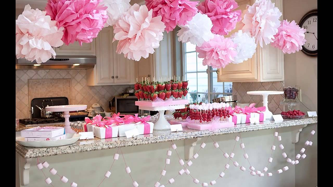 Decor Ideas For Baby Shower
 Cute Girl baby shower decorations