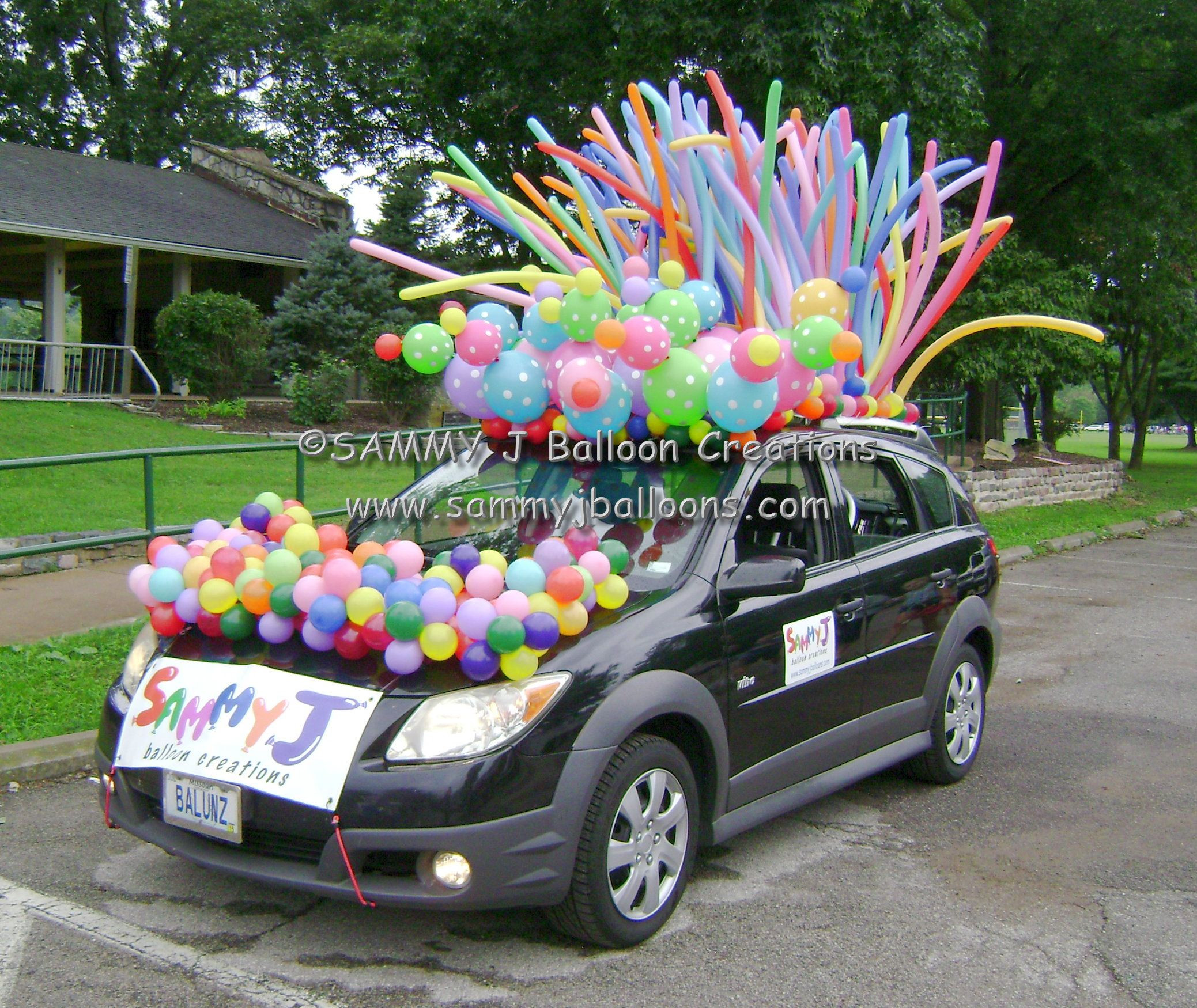 Decorate Car For Birthday
 Was invited to decorate my car for a parade the Polka Dot