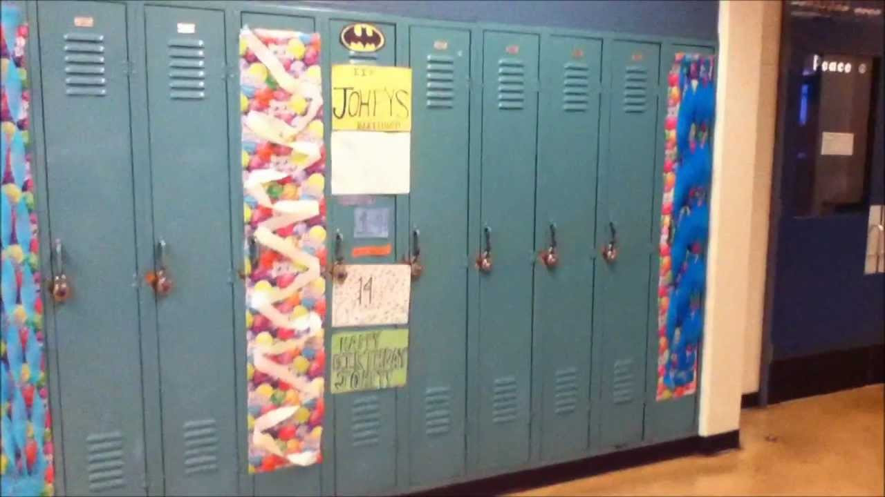 Decorated Lockers For Birthdays
 Decorating Johey s Locker
