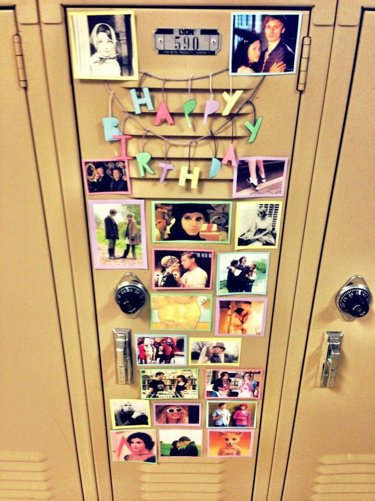 Decorated Lockers For Birthdays
 locker decorating ideas for girls DIY Projects