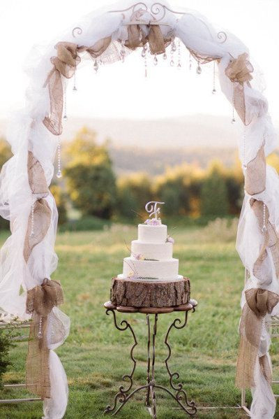 Decorated Wedding Arches
 Backyard British Columbia Wedding from Mikaela Ruth