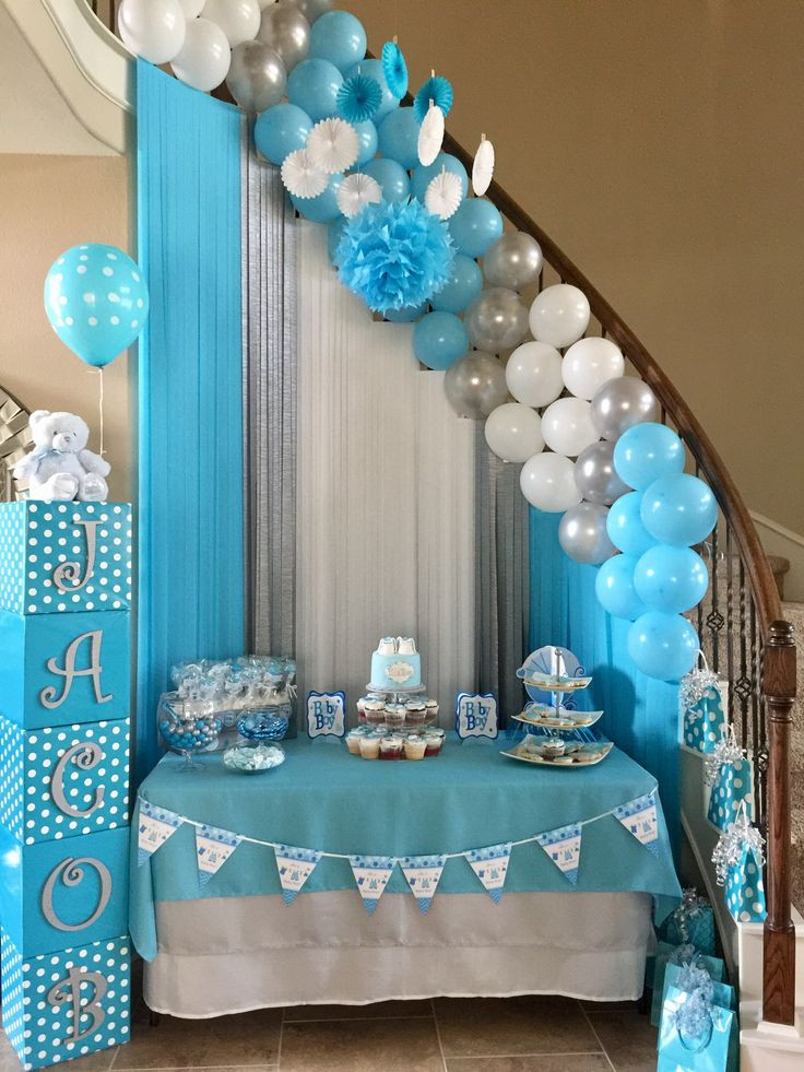 Decoration Ideas For Baby Shower
 59 best Balloons Stairway images on Pinterest