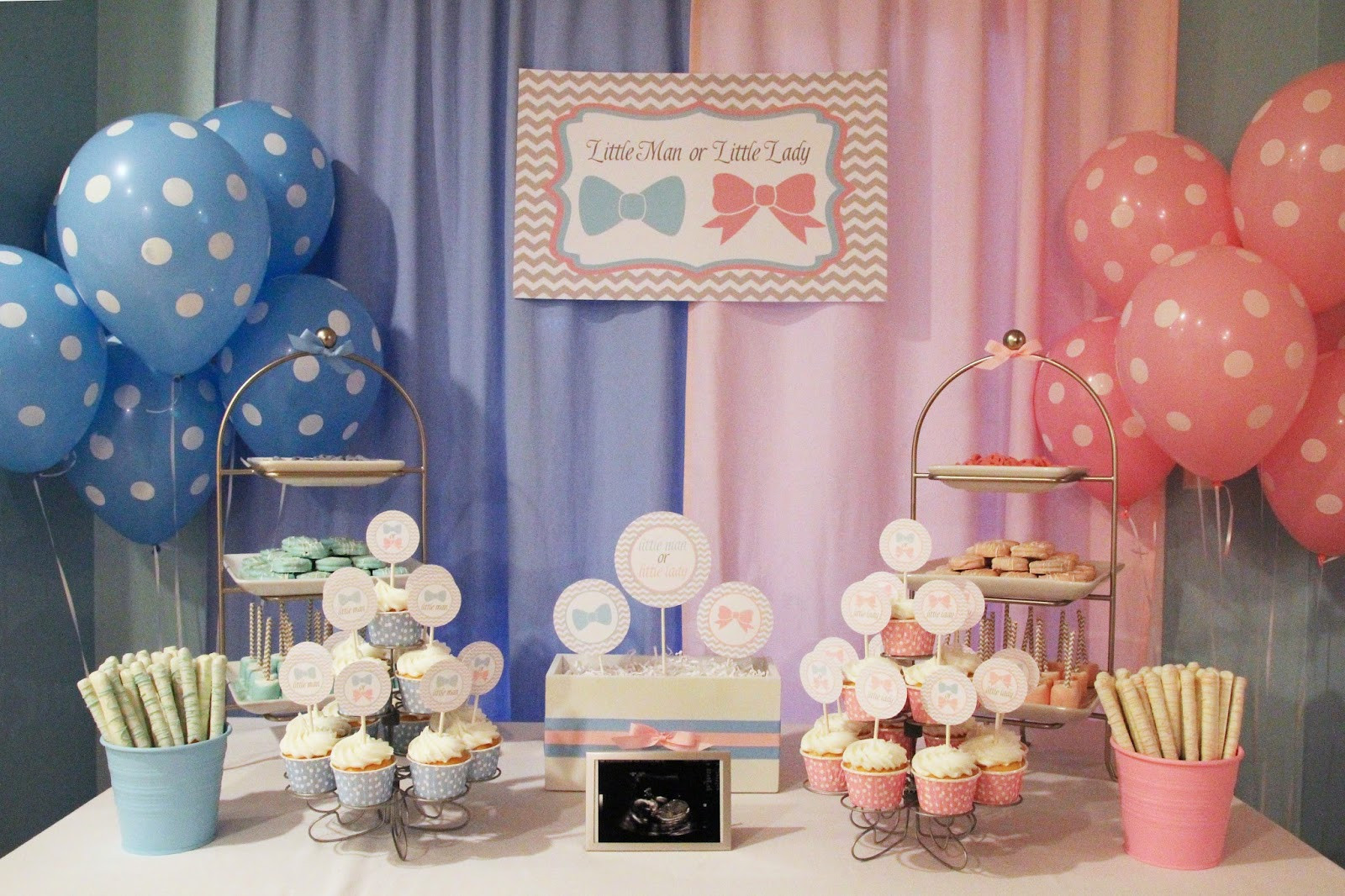 Decoration Ideas For Gender Reveal Party
 5M Creations Gender Reveal Party Little Man or Little Lady