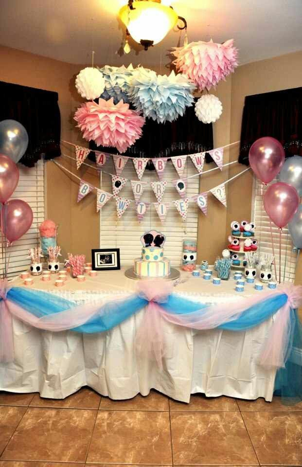 Decoration Ideas For Gender Reveal Party
 Gender reveal party ideas