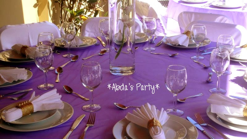 Decoration Ideas Purple Birthday Party
 Abda s Party Decorations Purple and White Wedding
