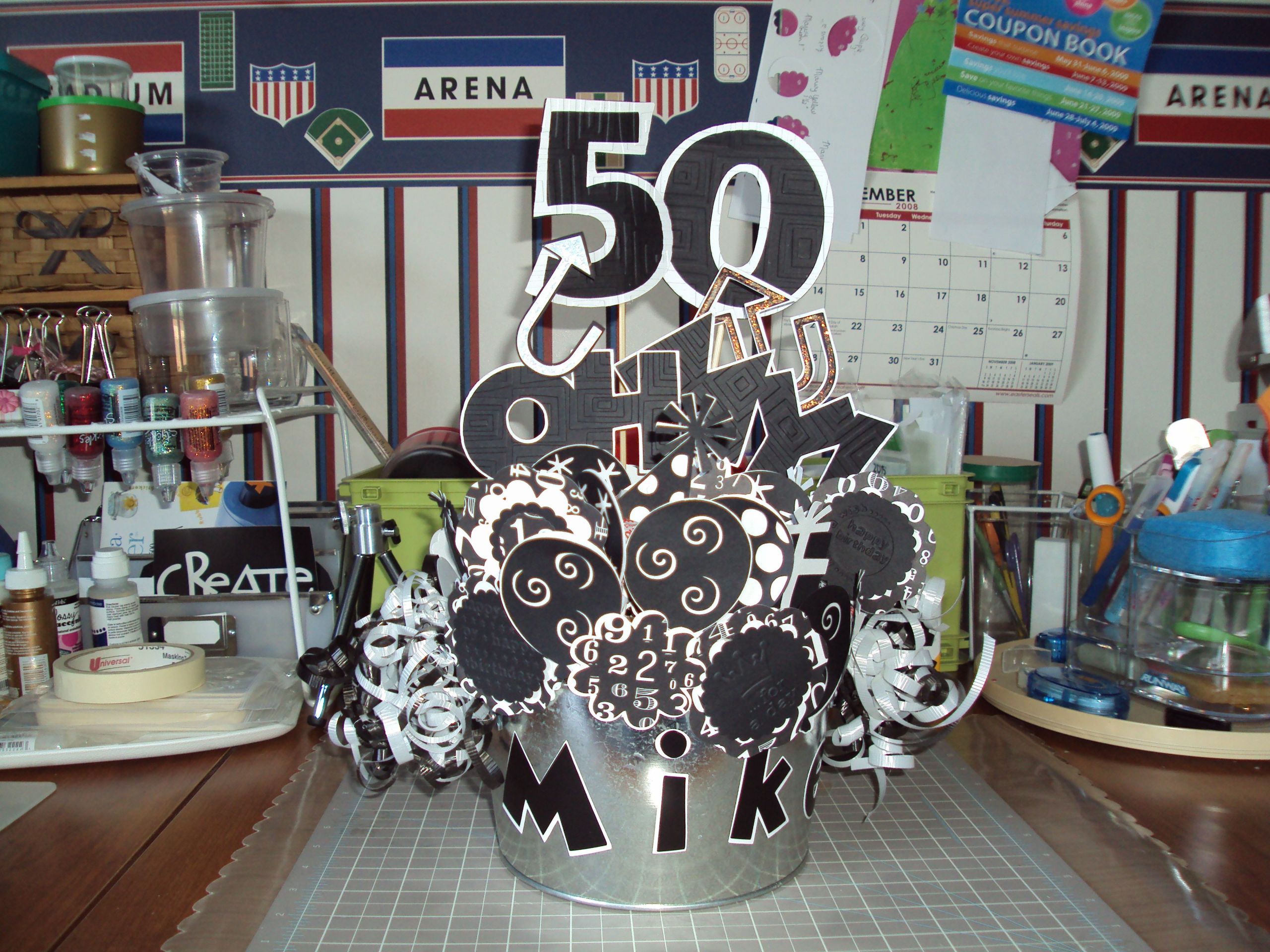 Decorations For 50th Birthday Party
 For a 50th birthday party IDEAS PARA FIESTAS