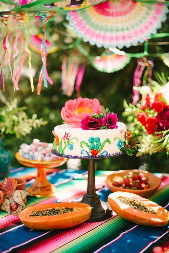 Decorations For A Birthday Party
 100 Colorful Mexican Festive Wedding Ideas
