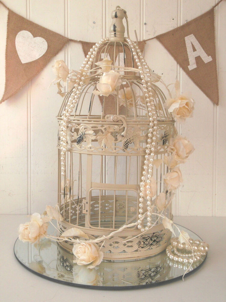 Decorative Bird Cages For Weddings
 Vintage Style Decorative Bird Cage Wedding Table