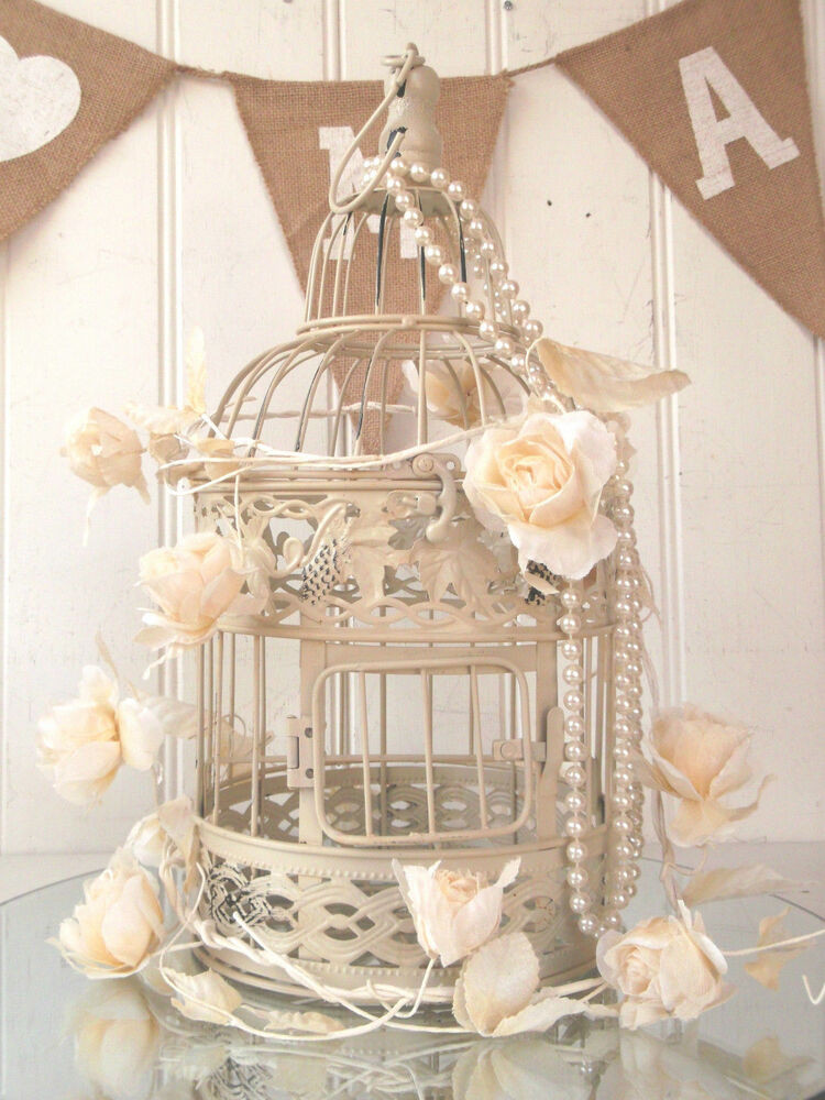 Decorative Bird Cages For Weddings
 Vintage Style Decorative Bird Cage Wedding Table