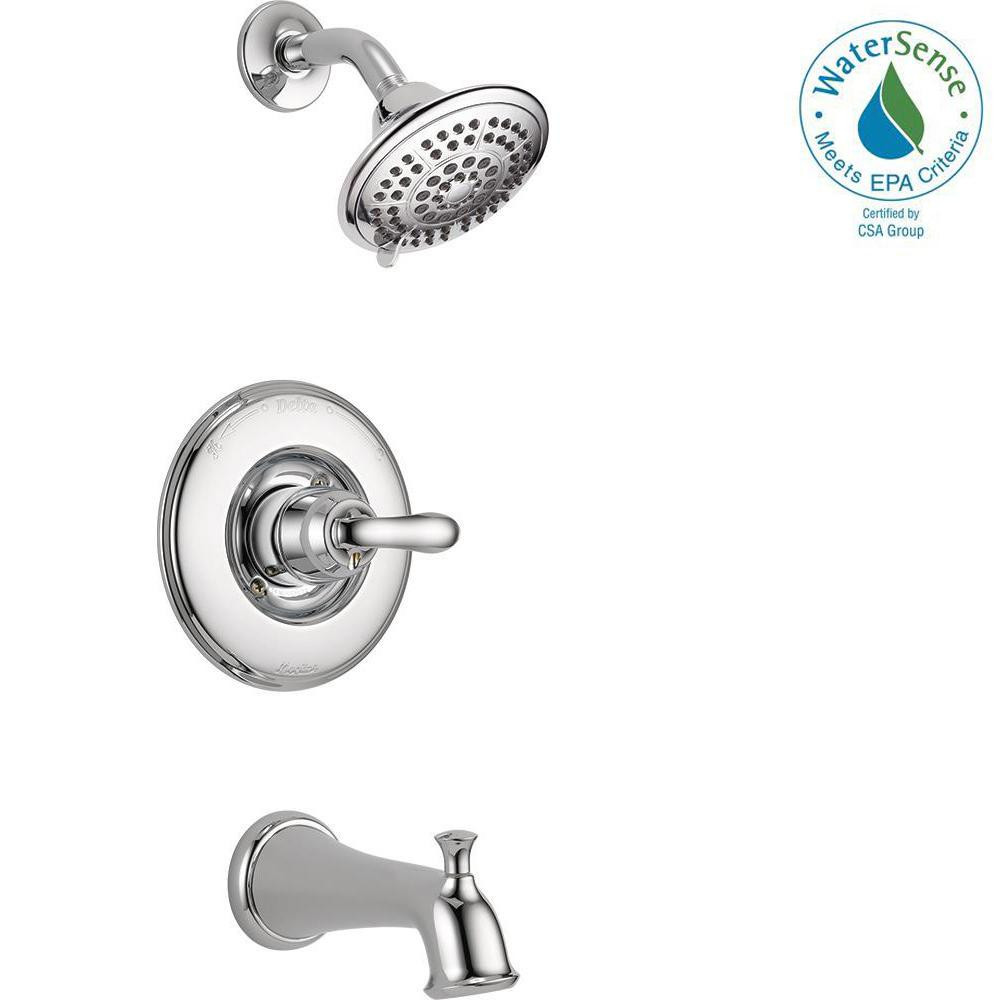 Delta Linden Bathroom Faucets
 Delta Linden 1 Handle 1 Spray Tub and Shower Faucet Trim