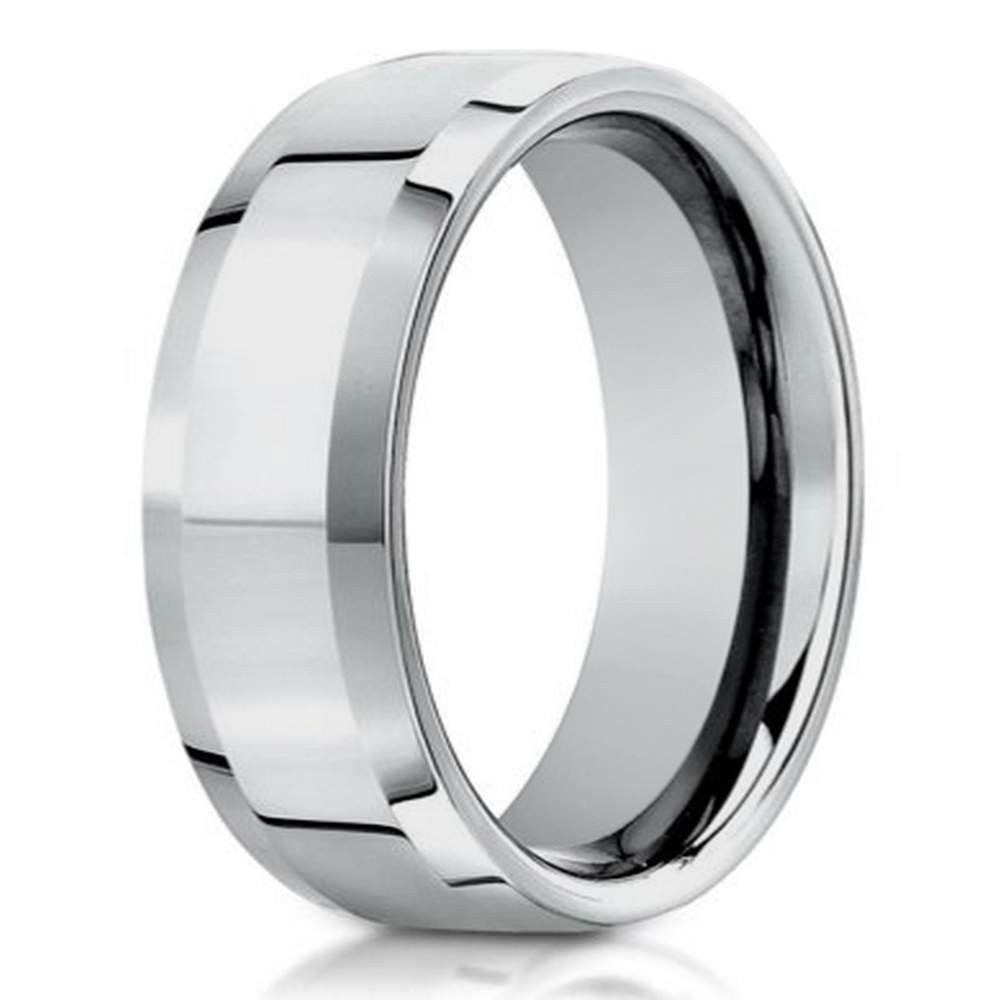 Designer Mens Wedding Bands
 6mm Designer Men s 14k White Gold Wedding Ring with