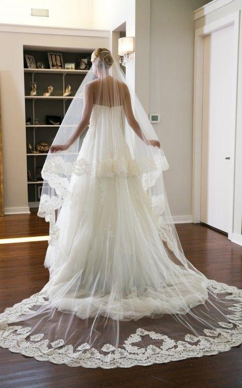 Designer Wedding Veils
 Custom 2017 Classic Designer Tulle 2 Layers With b