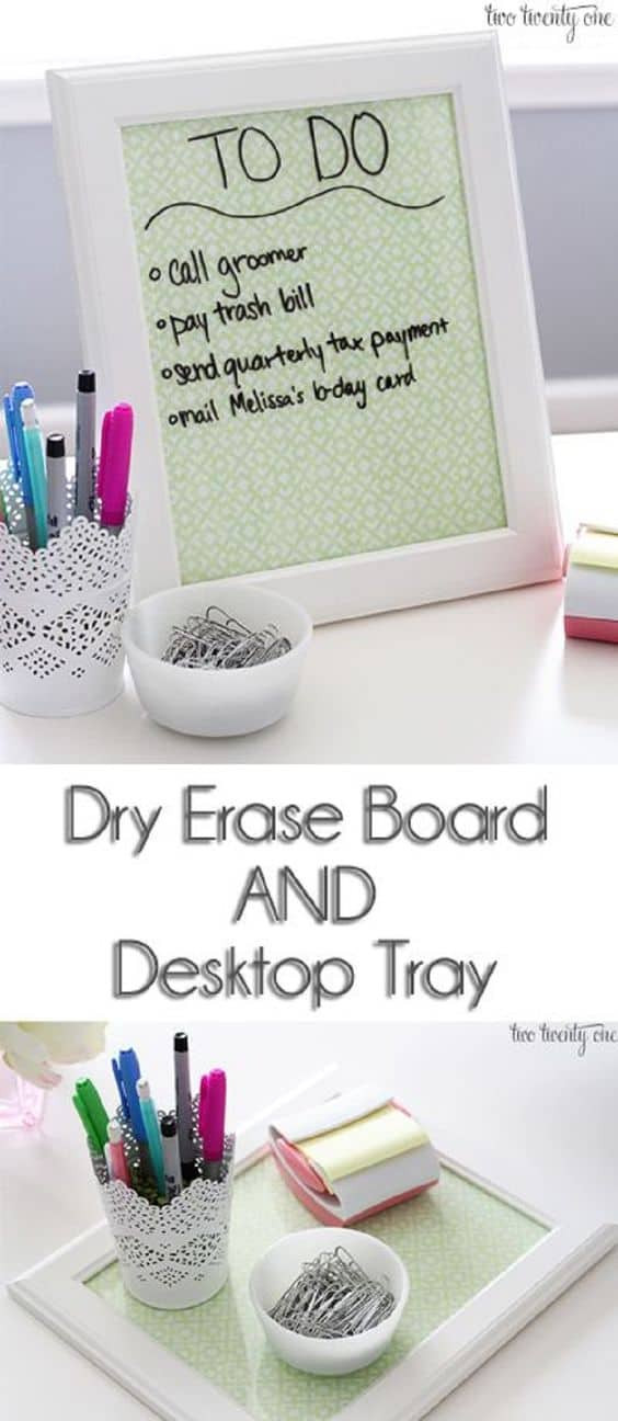 Desk Decor DIY
 31 Super Useful DIY Desk Decor Ideas to Follow