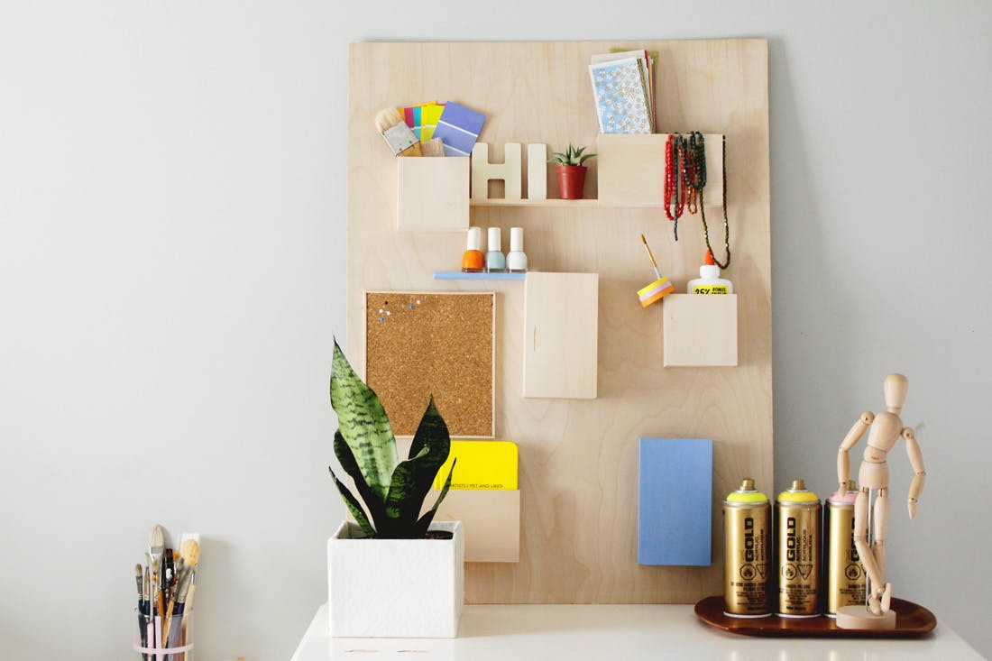 Desk Organizer DIY
 DIY This $328 Anthropologie Wall Organizer for Less Than