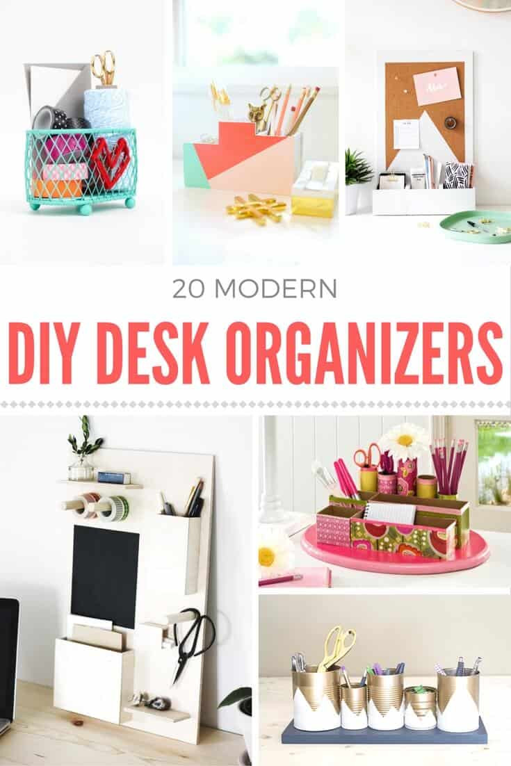 Desk Organizer DIY
 How to make a DIY desk organizer Mod Podge Rocks
