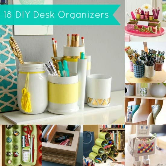 Desk Organizer DIY
 DIY Desk Organizer 18 Project Ideas diycandy