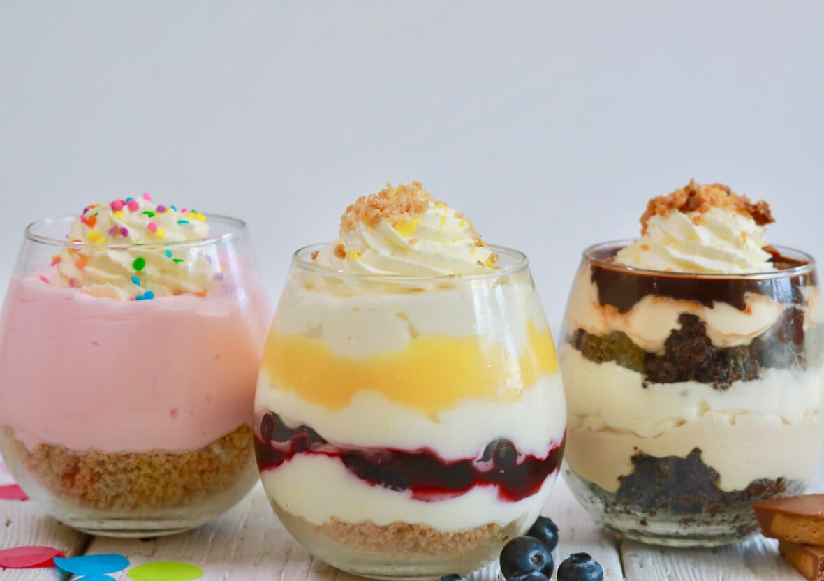 Dessert For One
 Single Serve Cheesecakes 3 No Bake Desserts