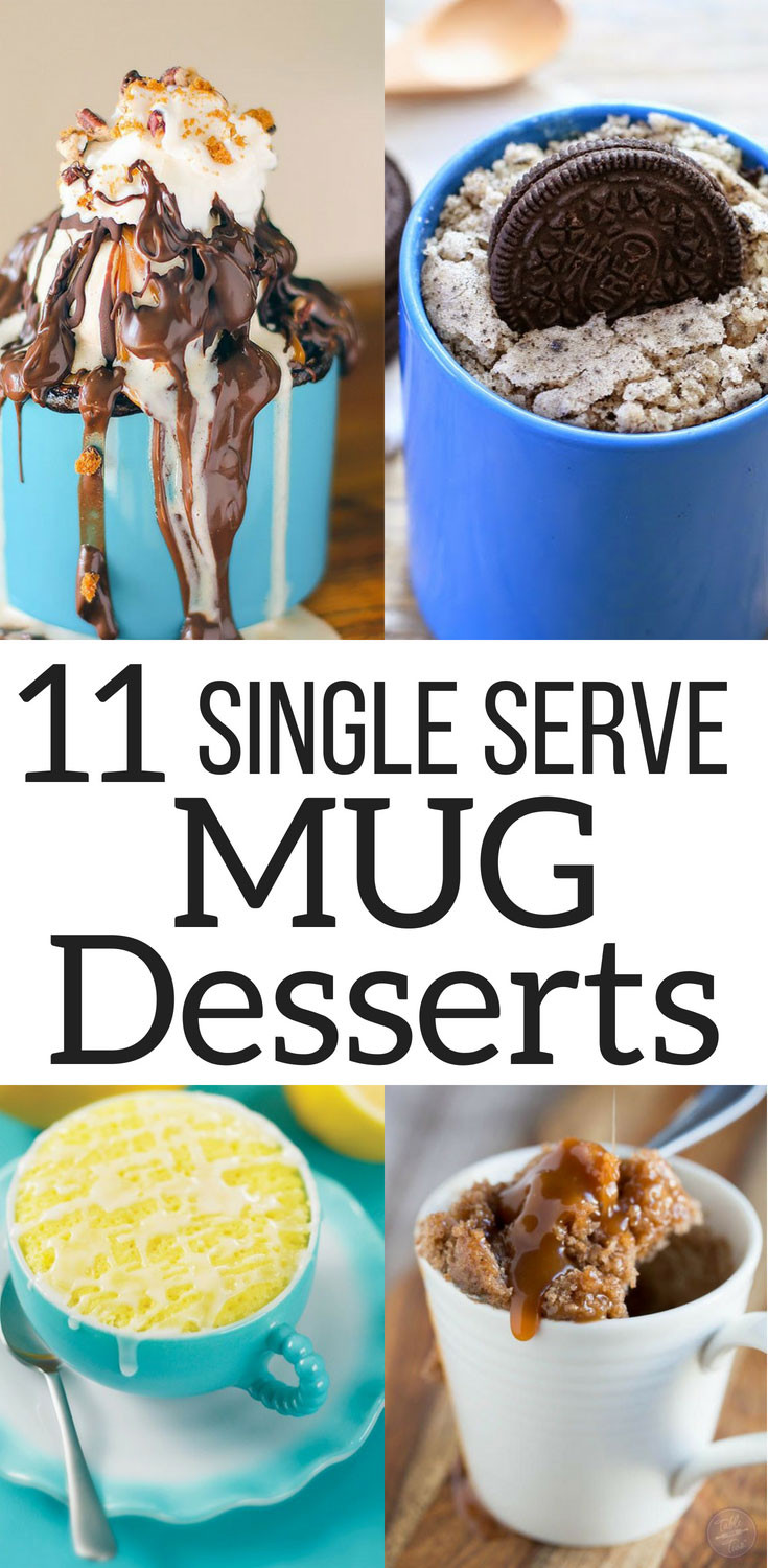 Dessert For One
 Best Chocolate Mug Cake – Single Serve Mug Desserts