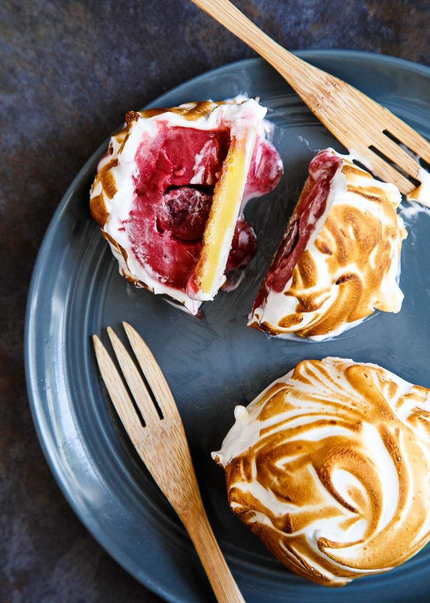 Desserts Recipes For Two
 Baked Alaska Recipe mini ones Dessert for Two