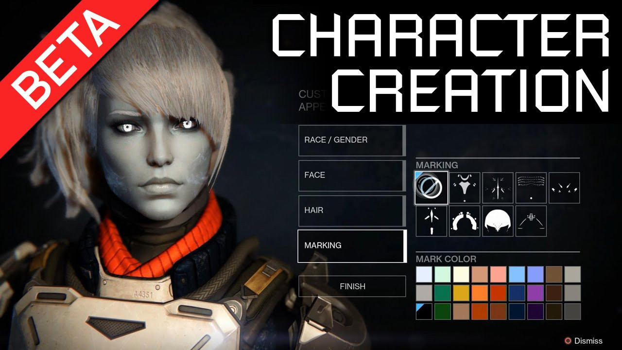 Destiny 2 Awoken Female Hairstyles
 Destiny BETA Character Creation All Races Genders