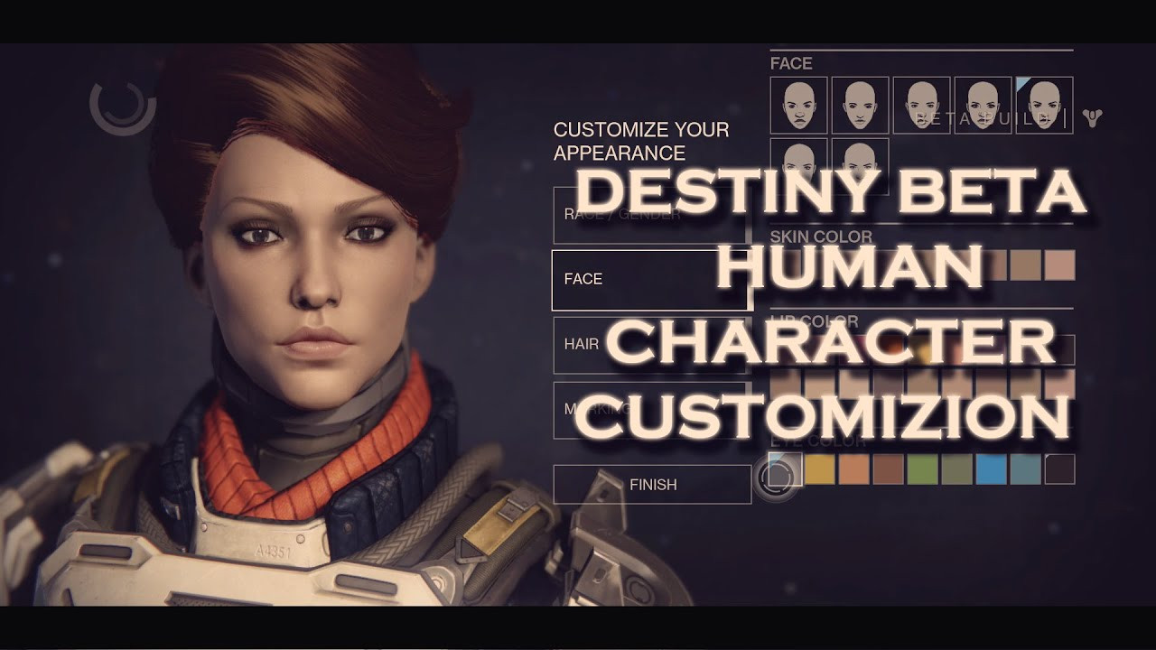 Destiny 2 Female Hairstyles
 Destiny Beta Human Character Customization