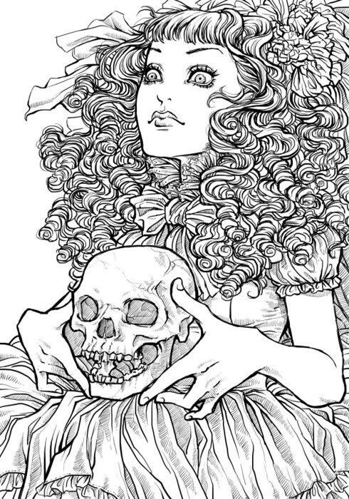 Detailed Coloring Pages For Girls
 detailed tattoo coloring pages Google Search