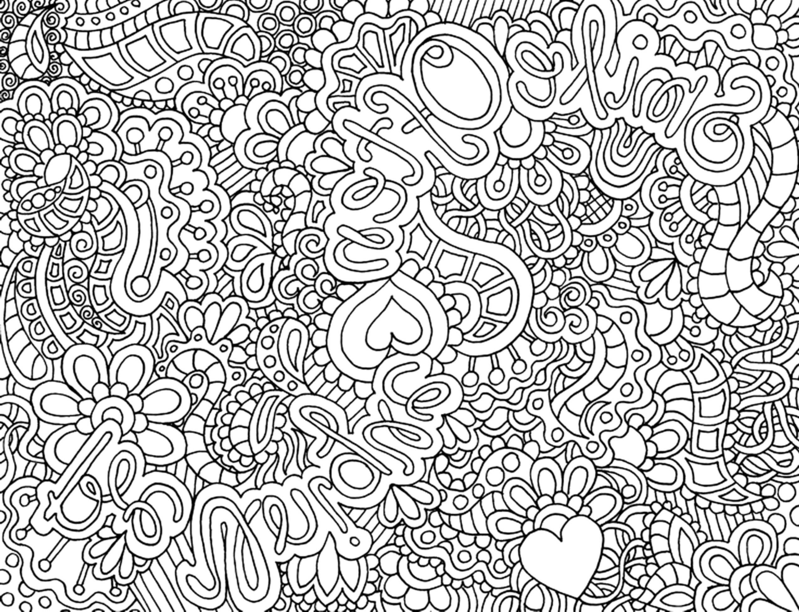 Detailed Coloring Pages For Teenage Girls
 plex Coloring Pages for Teenagers A מנדלות