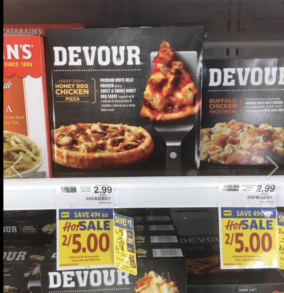 Devour Microwave Dinners
 Devour Entrees Deal at Food Lion Moola Saving Mom