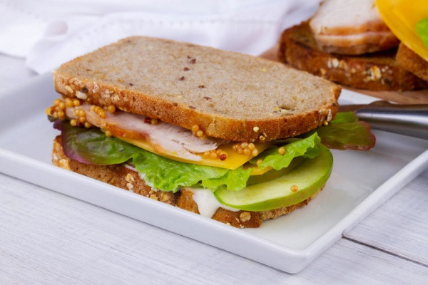 Diabetic Ham Recipes
 Lunch Turkey or Ham and Apple Sandwich Brown Bag It