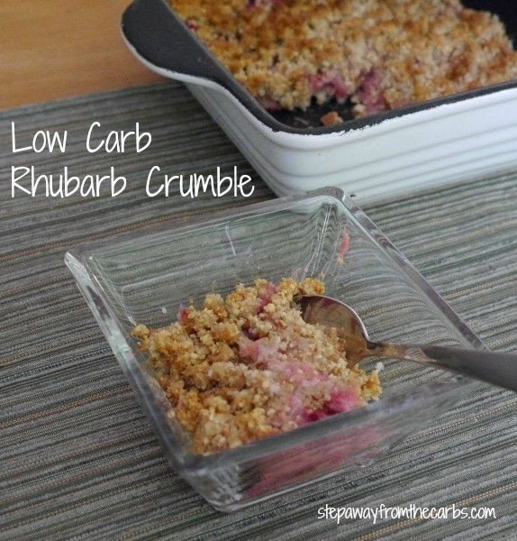 Diabetic Rhubarb Recipes
 Low Carb Rhubarb Crumble