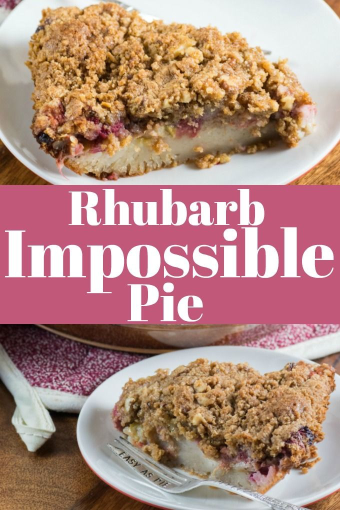 Diabetic Rhubarb Recipes
 Rhubarb Impossible Pie is so easy the simple blender