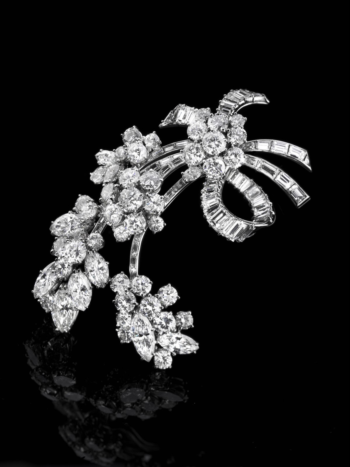 Diamond Brooches
 Jewelry News Network 24 Ct Graff Diamond Ring Could
