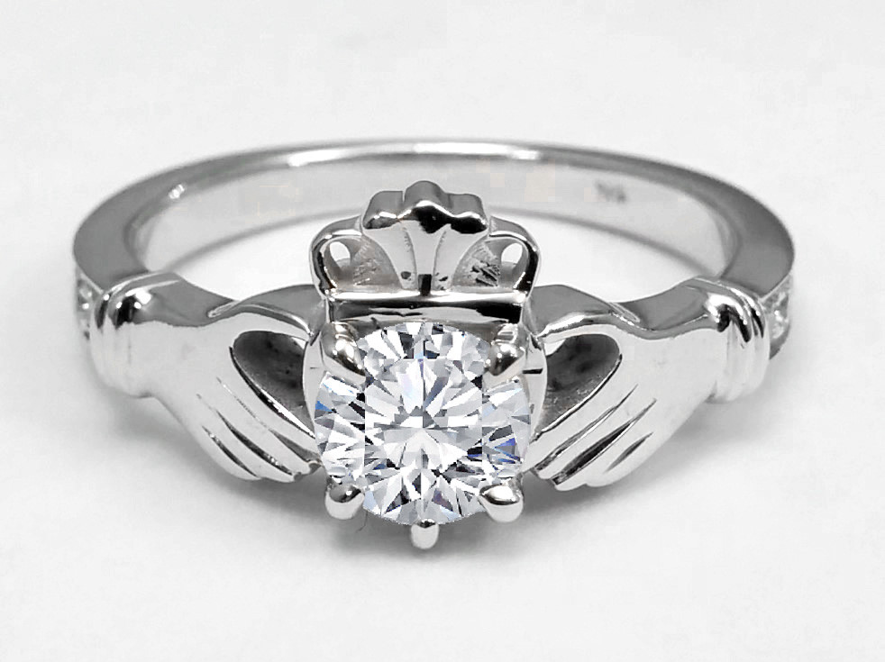 Diamond Claddagh Wedding Ring Sets
 Claddagh Engagement Rings from MDC Diamonds NYC