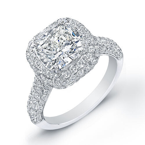 Diamond Cut Rings
 4 23 Ct Cushion Cut Diamond Engagement Ring nice center