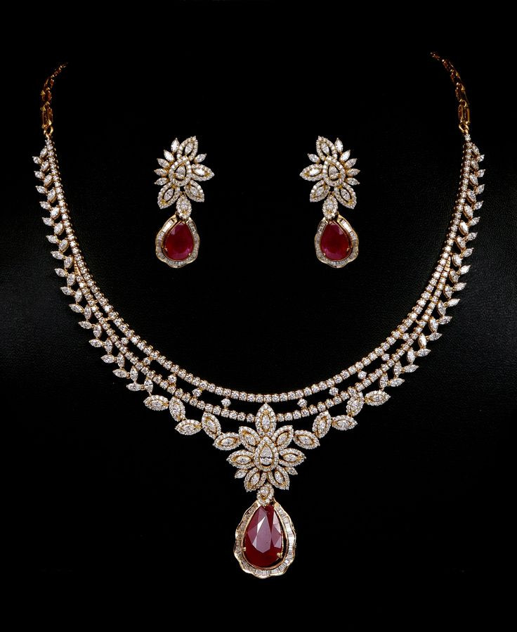 Diamond Necklace Sets
 25 Simple and Beautiful Diamond Necklace Designs