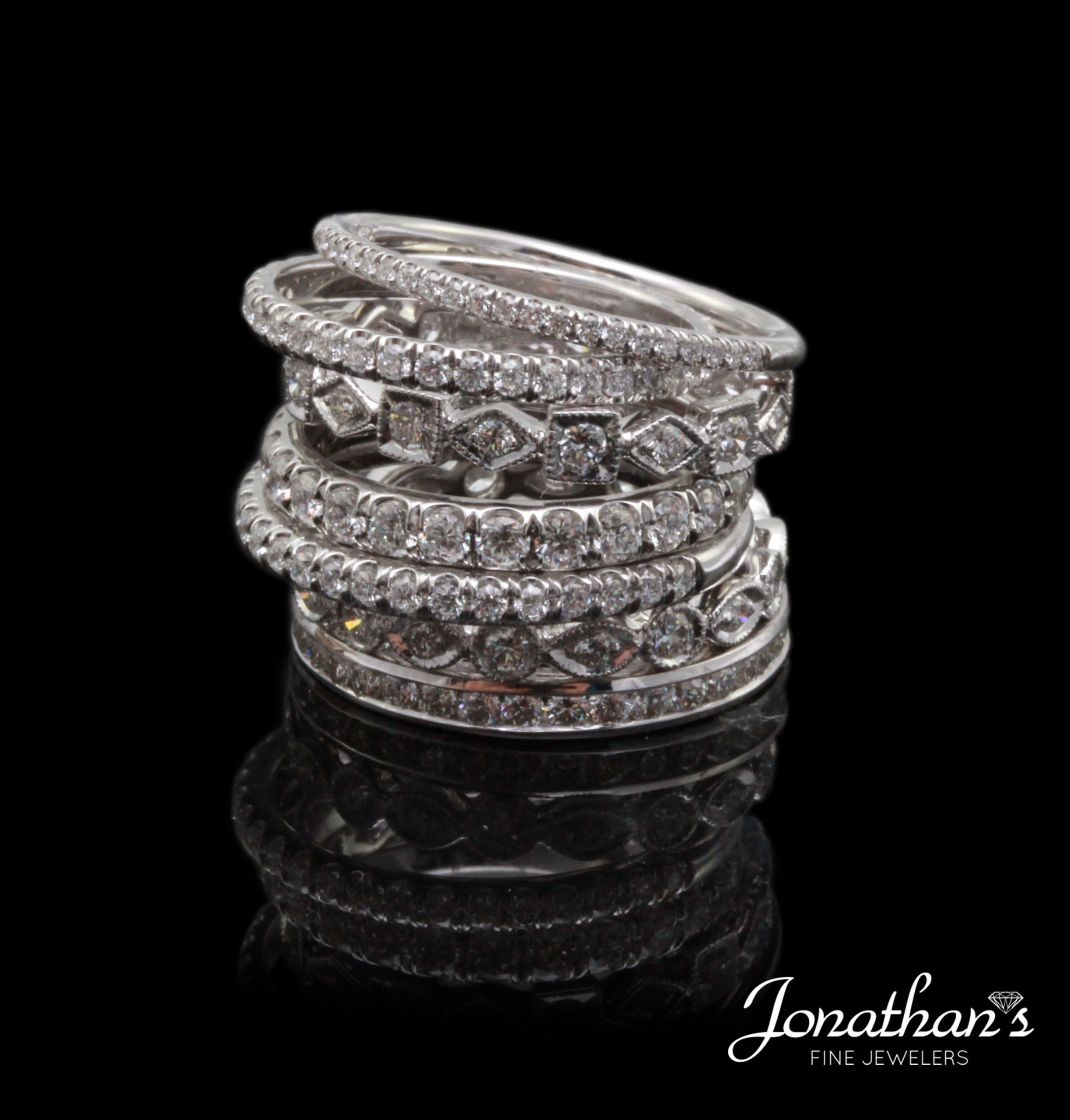 Diamond Stackable Rings
 Jonathan s Fine Jewelers