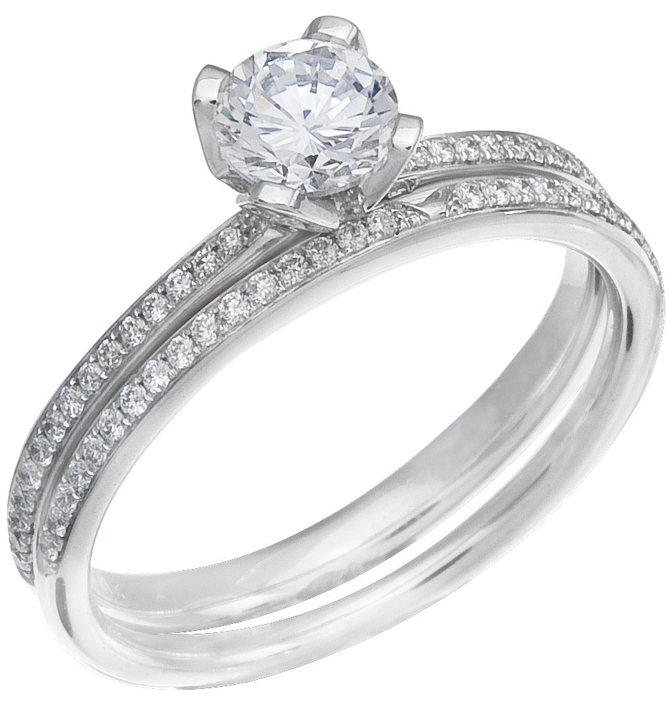 Diamond Wedding Ring Sets For Her
 La s White Gold Diamond Engagement Ring Set