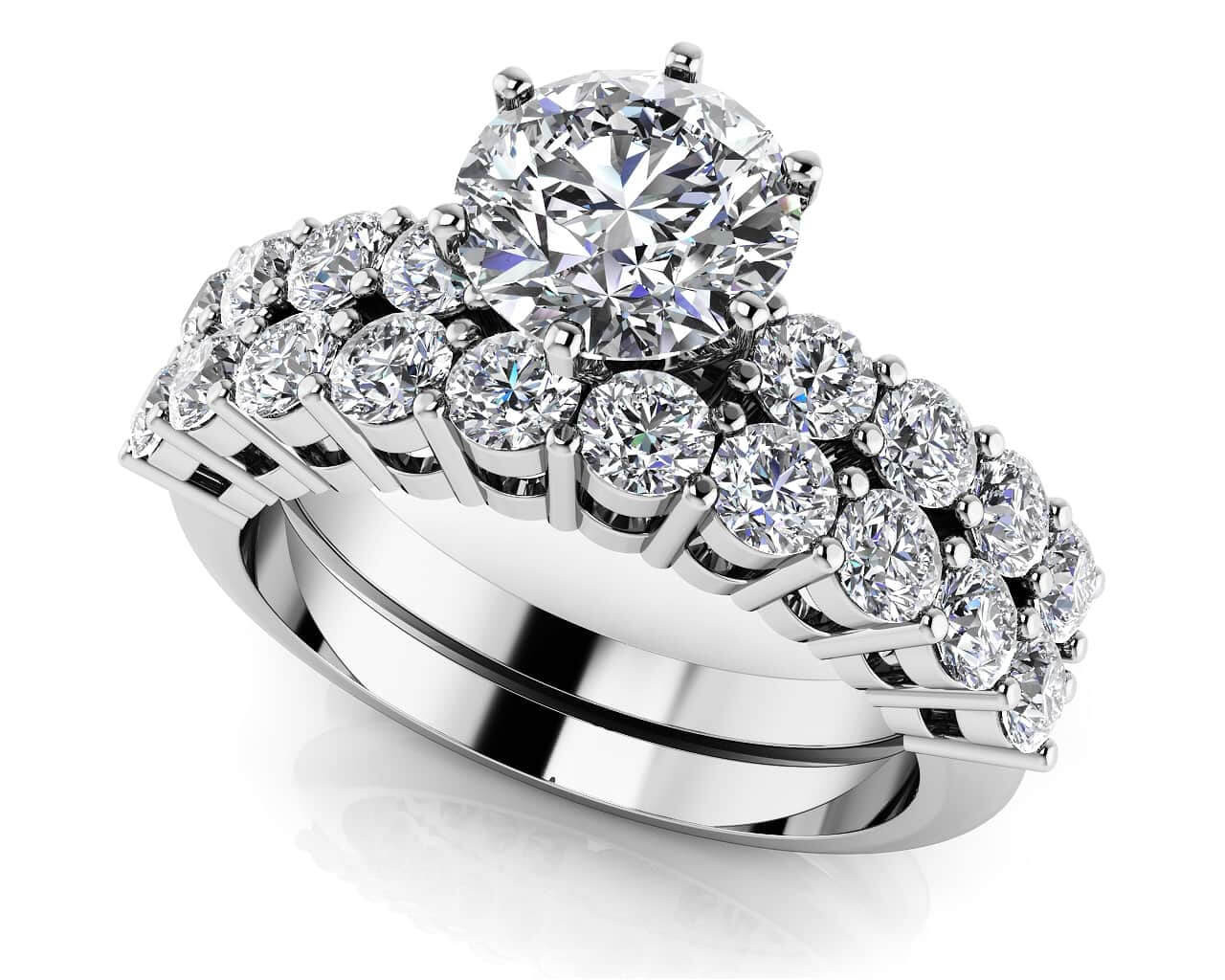 Diamond Wedding Ring Sets For Her
 Diamond Bridal Sets & Wedding Ring Sets